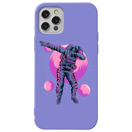 Apple iPhone 13 Pro Dance Purple Colored Silicone TPU Θήκη