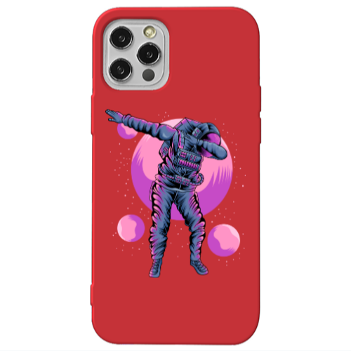 Apple iPhone 13 Pro Dance Red Colored Silicone TPU Θήκη