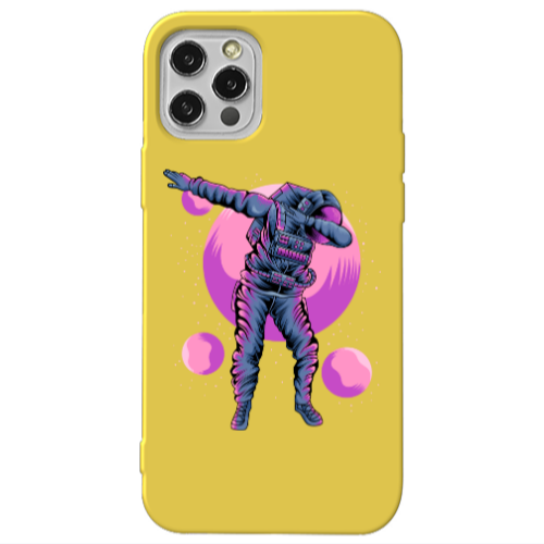 Apple iPhone 13 Pro Dance Yellow Colored Silicone TPU Θήκη