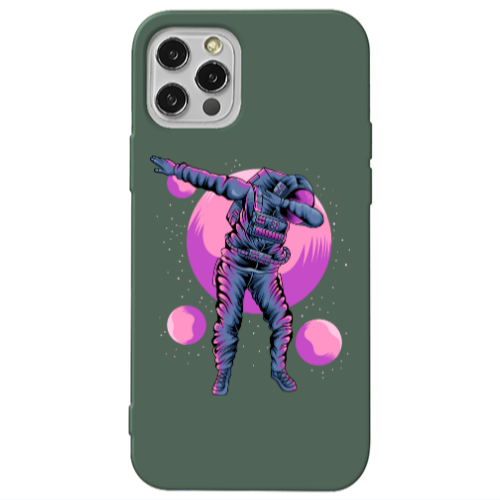 Apple iPhone 13 Pro Dance Dark Green Colored Silicone TPU Θήκη