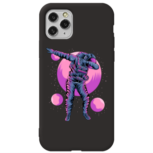 Apple iPhone 11 Pro Max Dance Black Colored Silicone TPU Θήκη