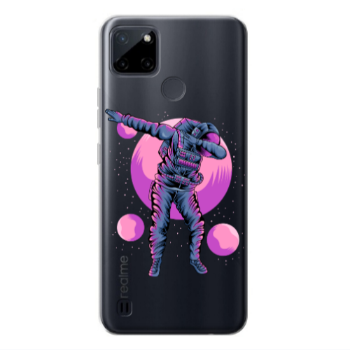 Realme C25Y Dance Transparent Silicone TPU Θήκη