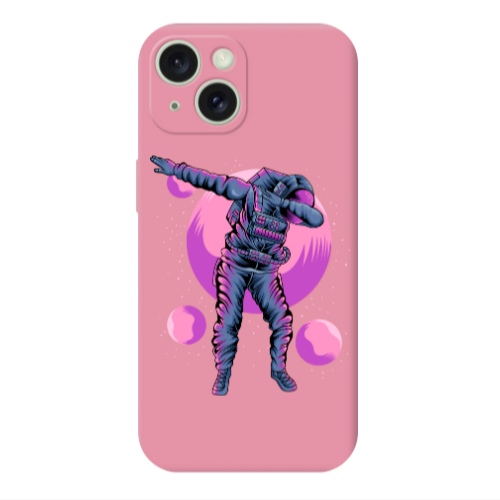 Apple iPhone 15 Plus Dance Pink Colored Silicone TPU Θήκη