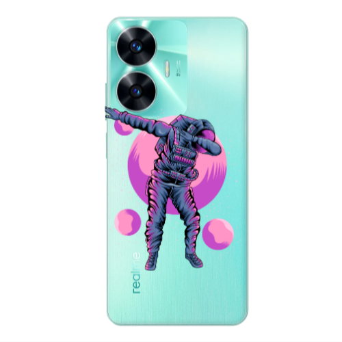 Realme C55 Dance Transparent Silicone TPU Θήκη