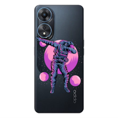 Oppo A 98 Dance Transparent Silicone TPU Θήκη