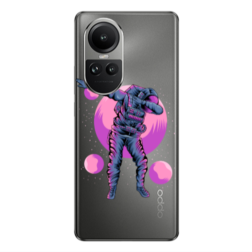 Oppo Reno10 5G Dance Transparent Silicone TPU Θήκη