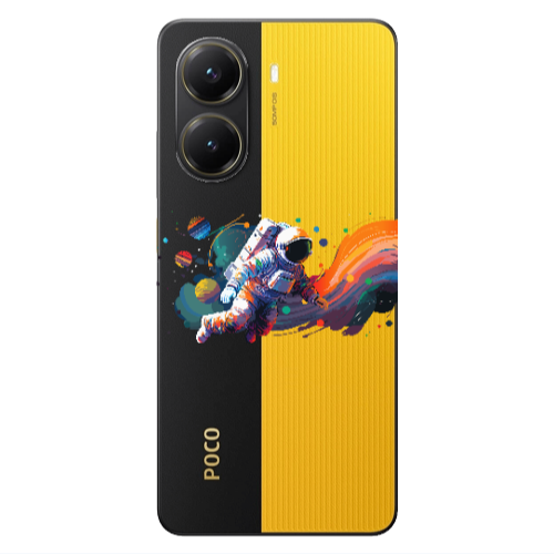 Xiaomi Poco X7 Pro Rainbow Space Transparent Silicone TPU Θήκη