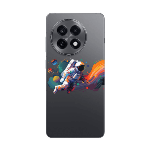 Oneplus 13 5G Rainbow Space Transparent Silicone TPU Θήκη