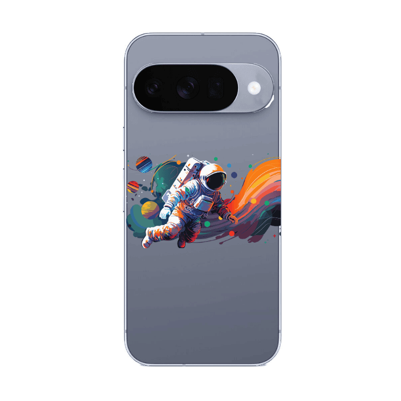 Google Pixel 10 Rainbow Space Transparent Silicone TPU Θήκη