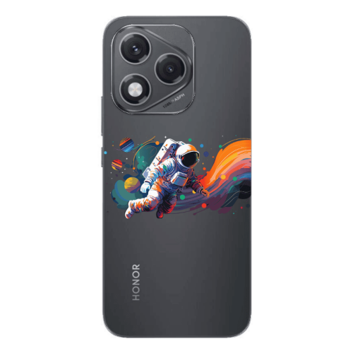 Honor 400 Lite Rainbow Space Transparent Silicone TPU Θήκη