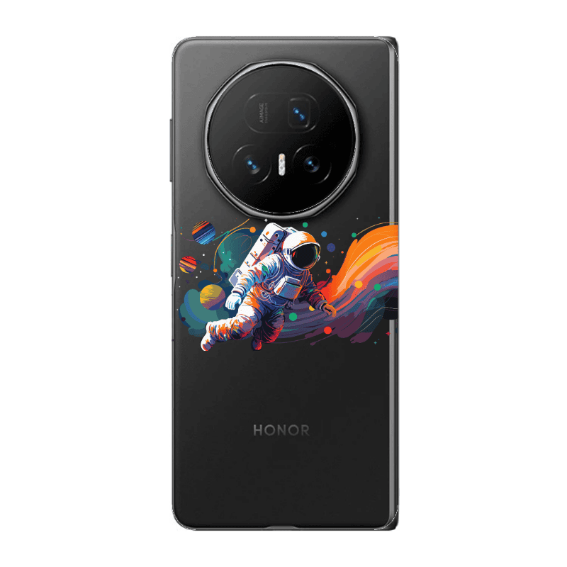 Honor Magic V5 Rainbow Space Transparent Silicone TPU Θήκη