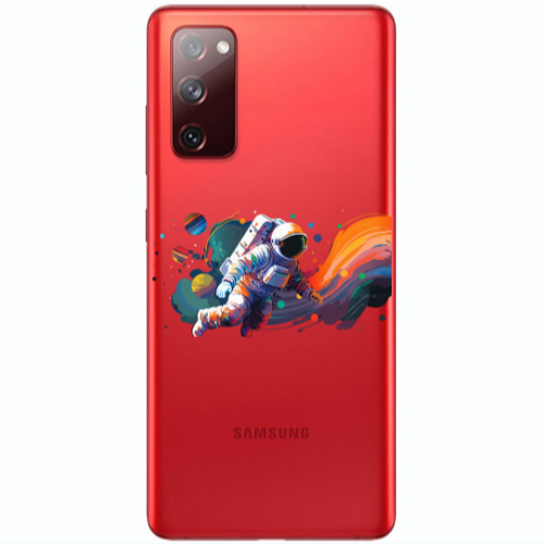 Samsung S20 FE Rainbow Space Transparent Silicone TPU Θήκη