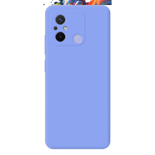 Xiaomi Redmi 12C Rainbow Space Light Purple Colored Silicone TPU Θήκη