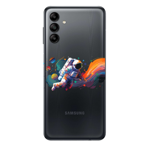 Samsung A13 5G Rainbow Space Transparent Silicone TPU Θήκη