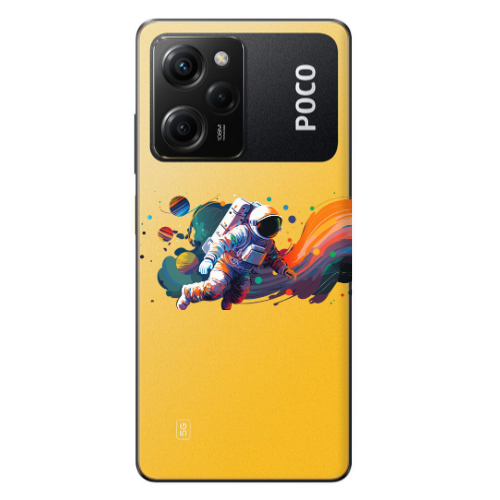 Xiaomi Poco X5 Pro Rainbow Space Transparent Silicone TPU Θήκη