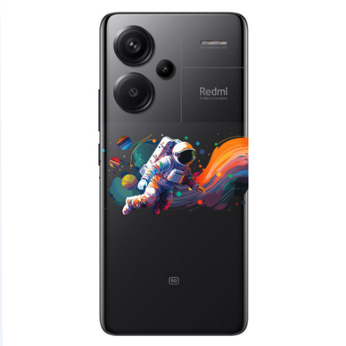 Xiaomi Redmi Note 13 Pro+ 5G  Rainbow Space Transparent Silicone TPU Θήκη