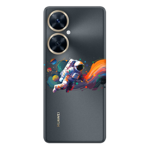 Huawei Nova 11i Rainbow Space Transparent Silicone TPU Θήκη