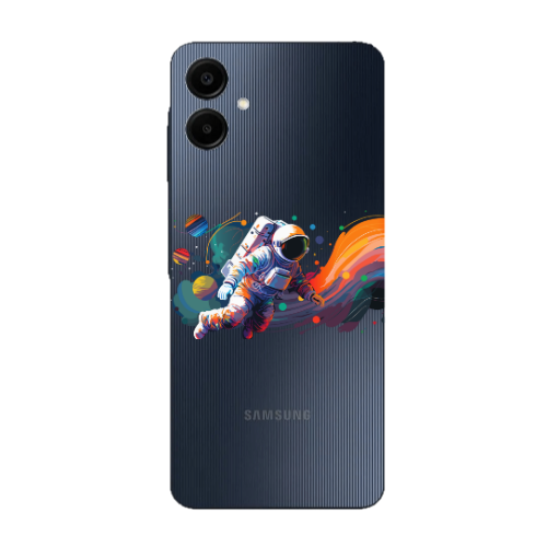 Samsung A06 Rainbow Space Transparent Silicone TPU Θήκη
