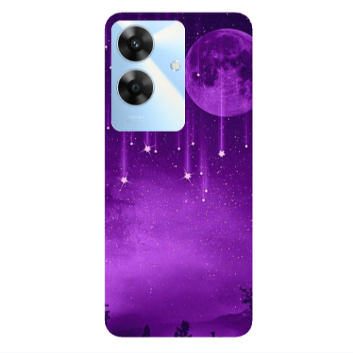 Realme Note 60 Star Rain Transparent Silicone TPU Θήκη