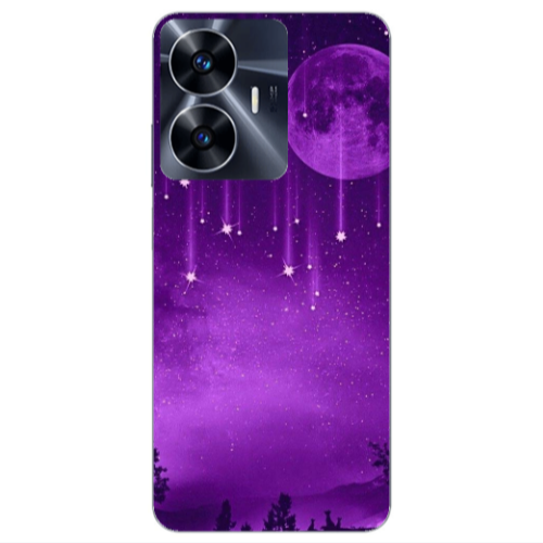Realme Note 50 Star Rain Transparent Silicone TPU Θήκη
