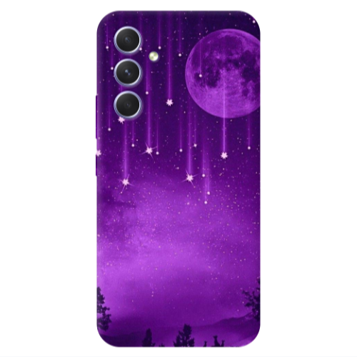 Samsung A56 Star Rain Transparent Silicone TPU Θήκη