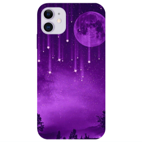 Apple iPhone 11  Star Rain Transparent Silicone TPU Θήκη