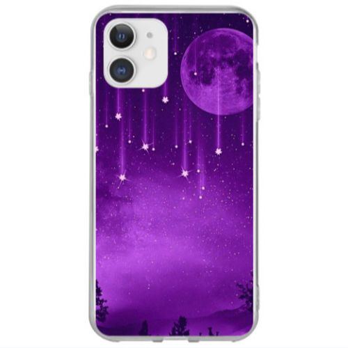 Apple iPhone 12 Star Rain Transparent Silicone TPU Θήκη