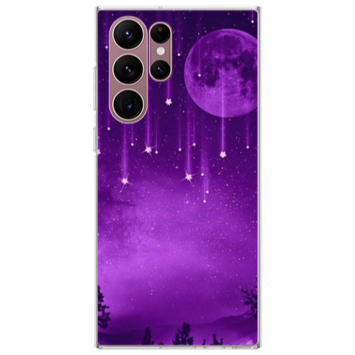Samsung S22 Ultra Star Rain Transparent Silicone TPU Θήκη