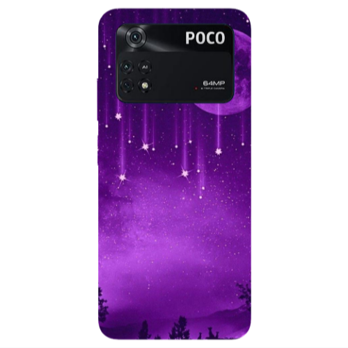 Xiaomi Poco M4 Pro 4G Star Rain Transparent Silicone TPU Θήκη