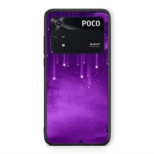 Xiaomi Poco M4 Pro 4G Star Rain Black Glossy Θήκη