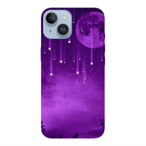 Apple iPhone 14  Star Rain Transparent Silicone TPU Θήκη