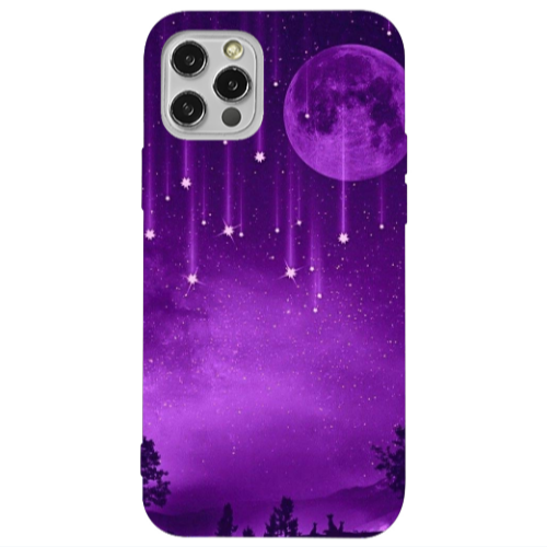 Apple iPhone 12 Pro Star Rain Transparent Silicone TPU Θήκη