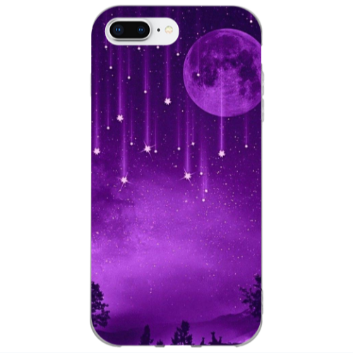 Apple iPhone 7 Plus Star Rain Transparent Silicone TPU Θήκη