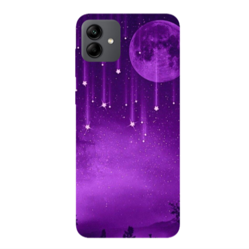 Samsung A04 Star Rain Transparent Silicone TPU Θήκη