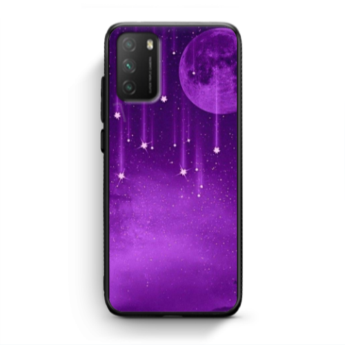 Xiaomi Poco M3 Star Rain Black Glossy Θήκη