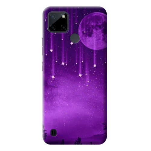 Realme C25Y Star Rain Transparent Silicone TPU Θήκη