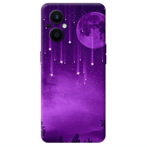 Oppo Reno 7 Lite Star Rain Transparent Silicone TPU Θήκη