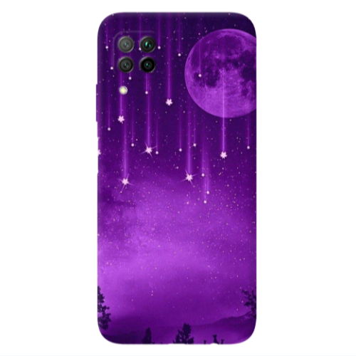 Huawei P40 Lite Star Rain Transparent Silicone TPU Θήκη