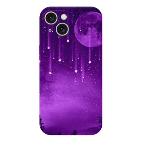 Apple iPhone 15 Plus Star Rain Transparent Silicone TPU Θήκη