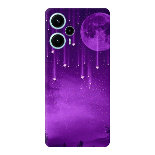 Xiaomi Poco F5 Star Rain Transparent Silicone TPU Θήκη