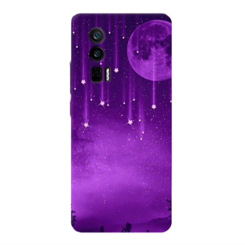 Xiaomi Poco F5 Pro Star Rain Transparent Silicone TPU Θήκη