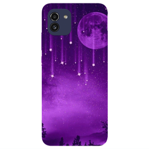 Samsung A03 Star Rain Transparent Silicone TPU Θήκη