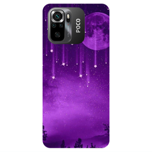 Xiaomi Poco M5 s Star Rain Transparent Silicone TPU Θήκη