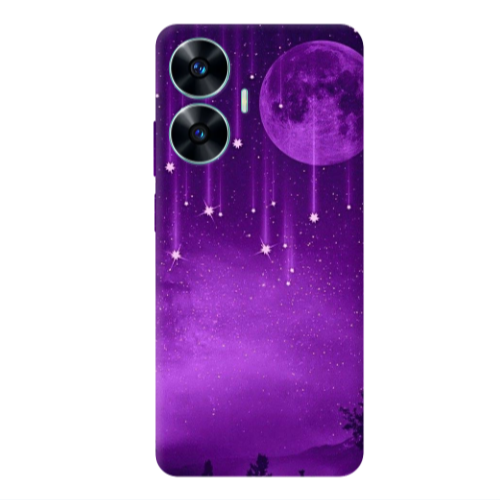 Realme C55 Star Rain Transparent Silicone TPU Θήκη