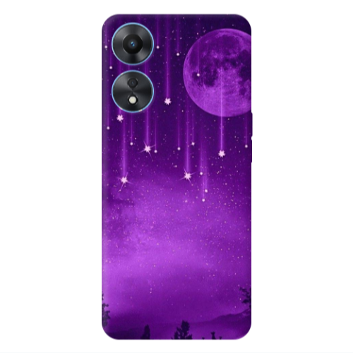 Oppo A 98 Star Rain Transparent Silicone TPU Θήκη
