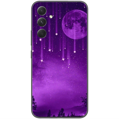 Samsung Galaxy A25 Star Rain Transparent Silicone TPU Θήκη