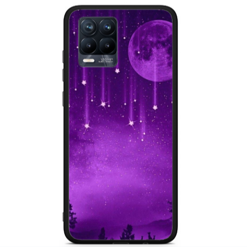 Realme 8 i Star Rain Black Glossy Θήκη