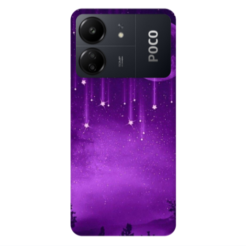 Xiaomi Poco C65 Star Rain Transparent Silicone TPU Θήκη