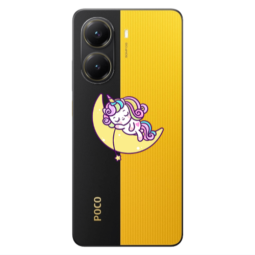 Xiaomi Poco X7 Pro Sleeping horse Transparent Silicone TPU Θήκη