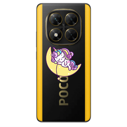 Xiaomi Poco X7 Sleeping horse Transparent Silicone TPU Θήκη